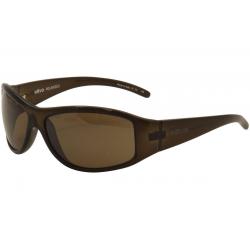 Revo Men's Tander RE5014 RE/5014 Wrap Sunglasses - Brown Horn/Terra Polarized Lens   02 - Lens 64 Bridge 14 Temple 115mm