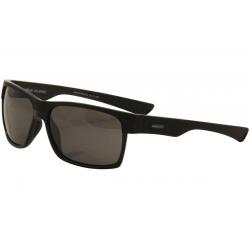 Revo Men's Camden RE5011X RE/5011/X Rectangle Sunglasses - Matte Shiny Black/Gray Polarized Lens   01 - Lens 60 Bridge 14 Temple 132mm