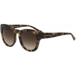 Michael Kors Women's Summer Breeze MK2037 MK/2037 Round Sunglasses - Brown Medley/Brown Smoke Gradient   321013 - Lens 50 Bridge 19 Temple 135mm
