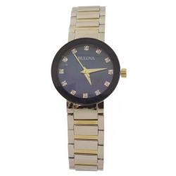 Bulova Women s Modern Collection 98P157 Two Tone Silver Gold Analog Watch