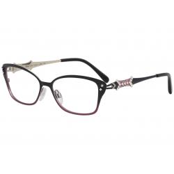 Diva Women's Eyeglasses 5478 Full Rim Optical Frame - Deep Navy/Wine/Gold   904 - Lens 53 Bridge 16 Temple 132mm