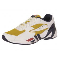 - Gold Fuse/White/Fila Navy Leather - 12 D(M) US
