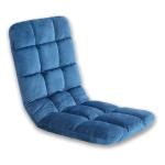 PHI VILLA Adjustable Lazy Floor Sofa Chair Recliner Blue