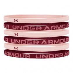 Under Armour Heathered Mini Headband 6 pack - Women's Micro Pink / League Red One Size 6 Pack