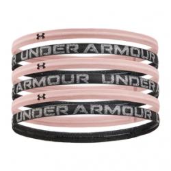 Under Armour Heathered Mini Headband 6 pack - Women's One Size Retro Pink / Jet Gray / Jet Gray