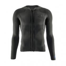 Patagonia R1 Lite Yulex Front-Zip Long-Sleeved Wetsuit Top - Men's Black S