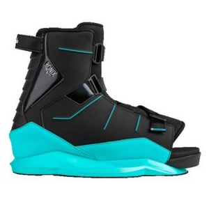 Ronix Halo Wakeboard Boot - Women's Black / Blue Orchid 8-10.5