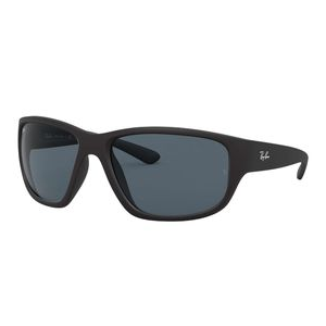 Ray-Ban RB4300 Sunglasses Matte Black / Blue Non Polarized