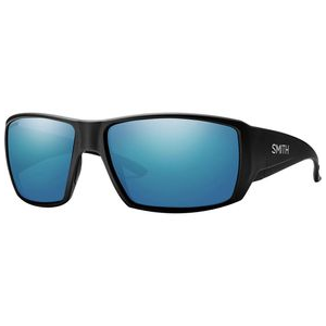 Smith Guides Choice ChromaPop Polarized Sunglasses - Men's Matte Black / Blue Mirror Chromapop Polarized