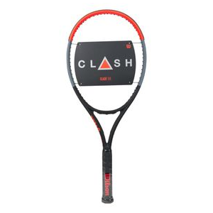 Wilson Clash 108 Tennis Racquet 4 1/2" Black / Orange