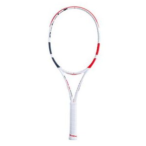 Babolat Pure Strike 16X19 Tennis Racquet White / Red / Black 4 1/2"