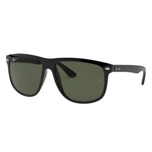 Ray-Ban 4147 Sunglasses Black / Dark Green Polarized