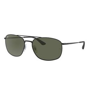 Ray-Ban RB3654 Sunglasses Black / Grey Gradient Silver Polarized