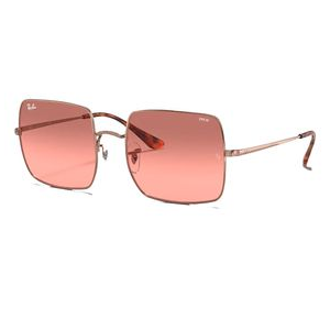 Ray-Ban Square Evolve Sunglasses Brown Copper / Red Non Polarized