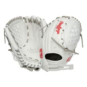 Rawlings Liberty Advanced Fastpitch Softball Glove White / Red 12" Left Hand Throw