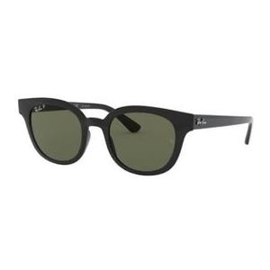 Ray-Ban RB4324 Sunglasses Black / Green Polarized