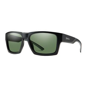Smith Outlier 2 XL ChromaPop Polarized Sunglasses Matte Black Chromapop Polarized Gray Green Polarized