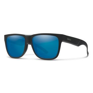 Smith Lowdown 2 ChromaPop Sunglasses Matte Black / Chromapop Blue Mirror Polarized