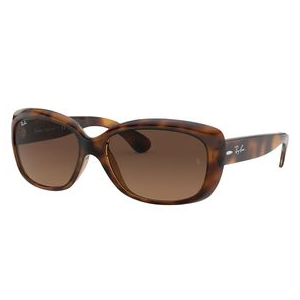 Ray-Ban Jackie Ohh Sunglasses Havana / Light Brown Gradient Black Non Polarized