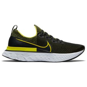 Nike React Infinity Run Flyknit Running Shoe - Men's Black / Sonic Yellow / White / Anthracite 11 REGULAR