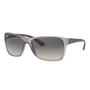 Ray-Ban RB4331 Sunglasses Grey Transparent / Grey Gradient Non Polarized