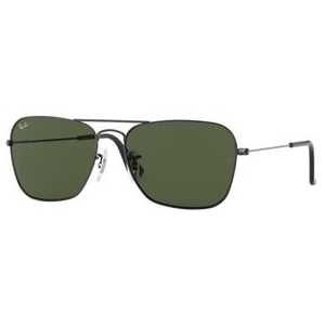 Ray-Ban Caravan Sunglasses Gunmetal / Green Polarized