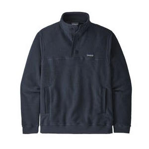 Patagonia Shearling Button Pullover Fleece - Men's New Navy M