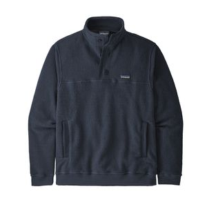 Patagonia Shearling Button Pullover Fleece - Men's New Navy L