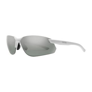Smith Parallel 2 Max Polarized Sunglasses Matte White / Polarized Platinum Mirror Polarized