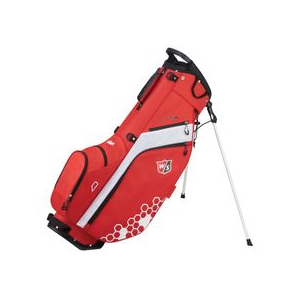 Wilson Staff Feather Top Rain Stand Bag Red / White One Size