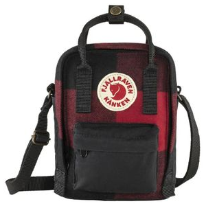 Fjallraven Kanken Re-Wool Sling Bag - 2.5L Red / Black One Size