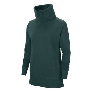 Nike Yoga Statement Essential Cowl Neck Pullover - Women's Pro Green / Vintage Green S