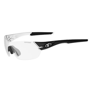 Tifosi Slice Interchangeable Sunglasses Black / White Polarized