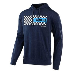 Troy Lee Designs Yamaha Checkers Pullover Hoodie - Men's Classic Navy Heather M
