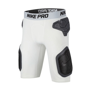 Nike Pro HyperStrong Football Shorts- Men's White / Black XXL