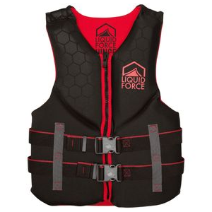 Liquid Force Hinge CGA Vest - Men's Black / Red S