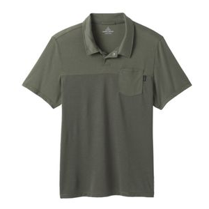 prAna Milo Polo Shirt - Men's Rye Green S