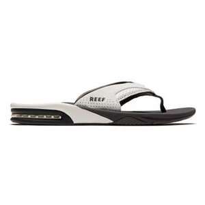 REEF Fanning Flip Flop - Men's Grey / White 17 Regular