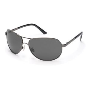 Suncloud Aviator Sunglasses Gunmetal / Gray Polarized