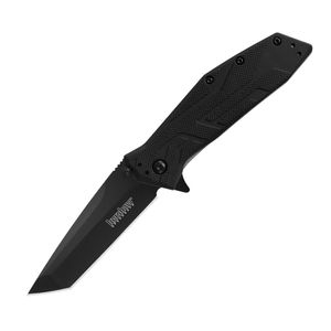 Kershaw 1990 Brawler Folding Knife Black Black 8Cr13MoV