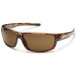 Suncloud Voucher Sunglasses Brown Stripe / Brown Polarized