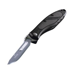 Havalon Piranta Z Folding Skinning Knife Black 60AZ