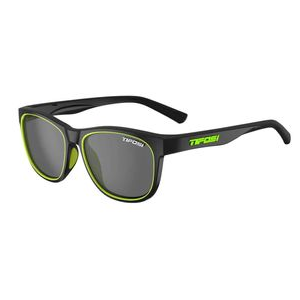 Tifosi Optics Swank Sunglasses Satin Black / Smoke Polarized