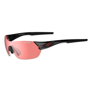 Tifosi Slice Interchangeable Sunglasses Black / Red Polarized