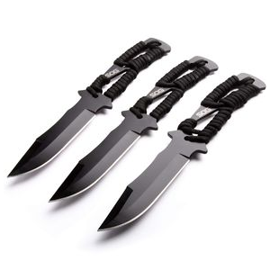SOG Throwing Knives - 3 Pack NYLON SHEATH 3 Pack / Stamped
