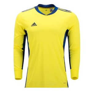 adidas AdiPro 20 Goalkeeper Jersey - Youth Solar Yellow / Team Navy Blue XL