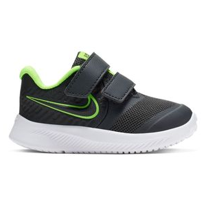Nike Star Runner 2 Running Shoe - Kids' Anthracite / Electric Green / White 6C REGULAR