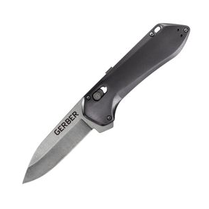 Gerber Highbrow Compact Grey FE Assisted Opening Knife GREY Stainless 7Cr Non-Serrated