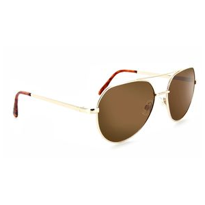 ONE Bistro Sunglasses Brown Shiny Gold Polarized