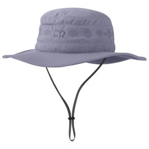 Outdoor Research Solar Roller Sun Hat - Women's Haze-Rice Embroidery XL